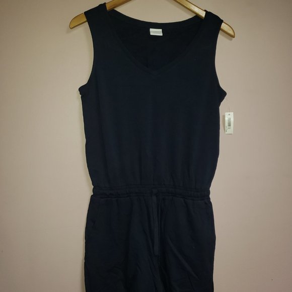 Amazon Essentials Women's Size Small Navy Blue Romper - NWT - Picture 7 of 7